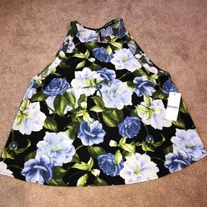 Floral American Apparel Tank Top